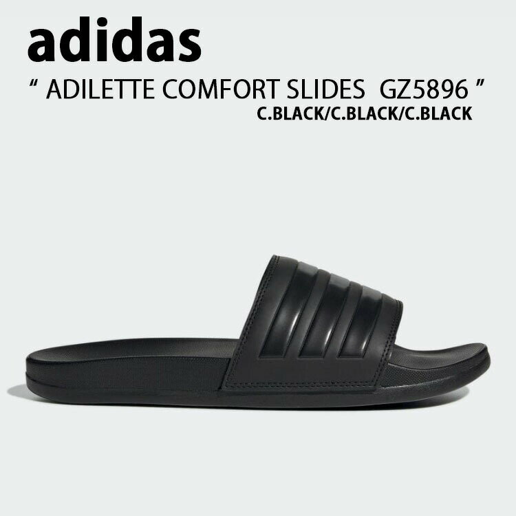 adidas AfB_X T_ Xbp ADILETTE COMFORT SLIDES GZ5896 AfBb^ RtH[g T_ CORE BLACK XChT_ V[T_ RA ubN V[YY fB[X yÁzgpi