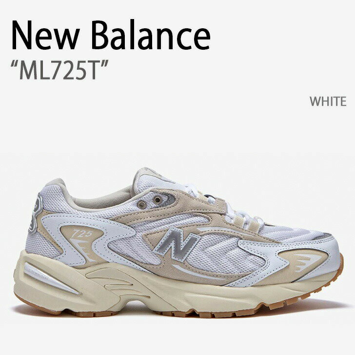 New Balance ニューバランス スニーカー 725 WHITE メンズ レディース 男性用 女性用 ML725T【中古】未使用品