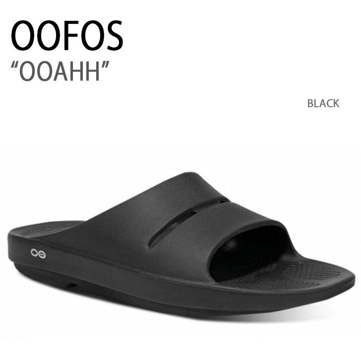 OOFOS ウーフォス サンダル OOAHH BLACK 一体型サンダル 一体形成 シャワーサンダル シューズ メンズ レディース 男性用 女性用 男女兼用 FLFOBS1U06 【中古】未使用品のサムネイル
