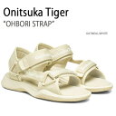 Onitsuka Tiger オニツカタイガー サンダル OHBORI STRAP OATMEAL WHITE オオボリストラップ メンズ レディース 男女共用 男性用 女性用 1183B305.250 【中古】未使用品