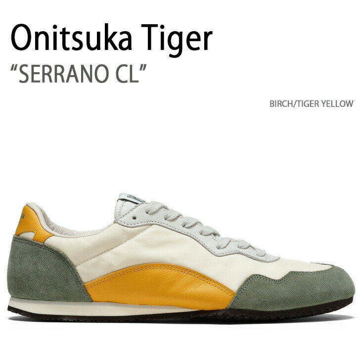 Onitsuka Tiger オニツカタイガー スニーカー SERRANO CL BIRCH TIGER YELLOW メンズ レディース 男性用 女性用 1183B886.200 【中古】未使用品