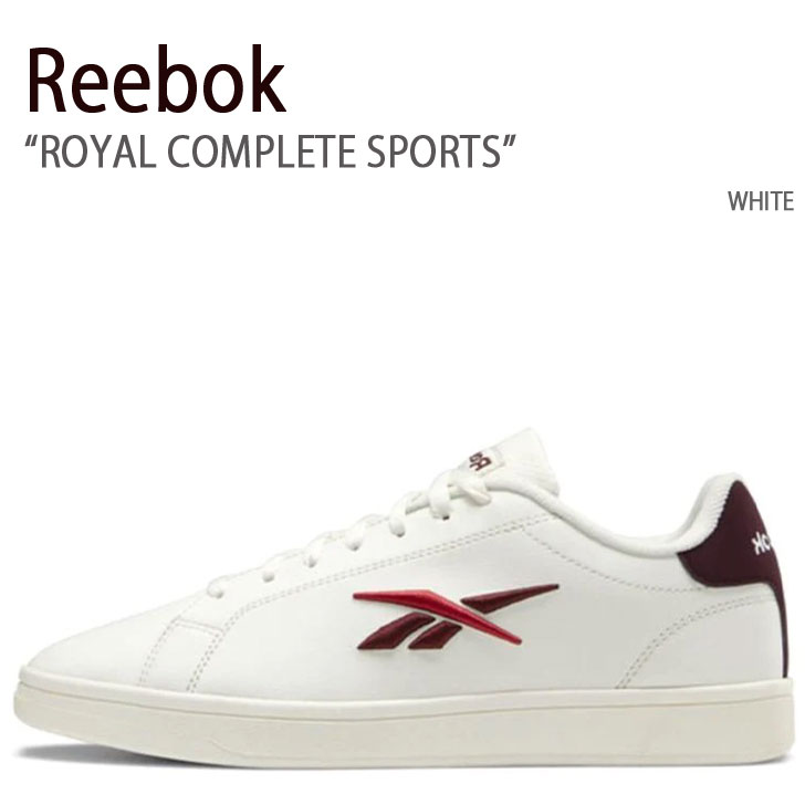 REEBOK リーボック スニーカー ROYAL COMPLETE SPORTS GZ9298 ロイヤル コンプリート スポーツ WHITE ホワイト メンズ レディース 男性用 女性用 男女兼用【中古】未使用品