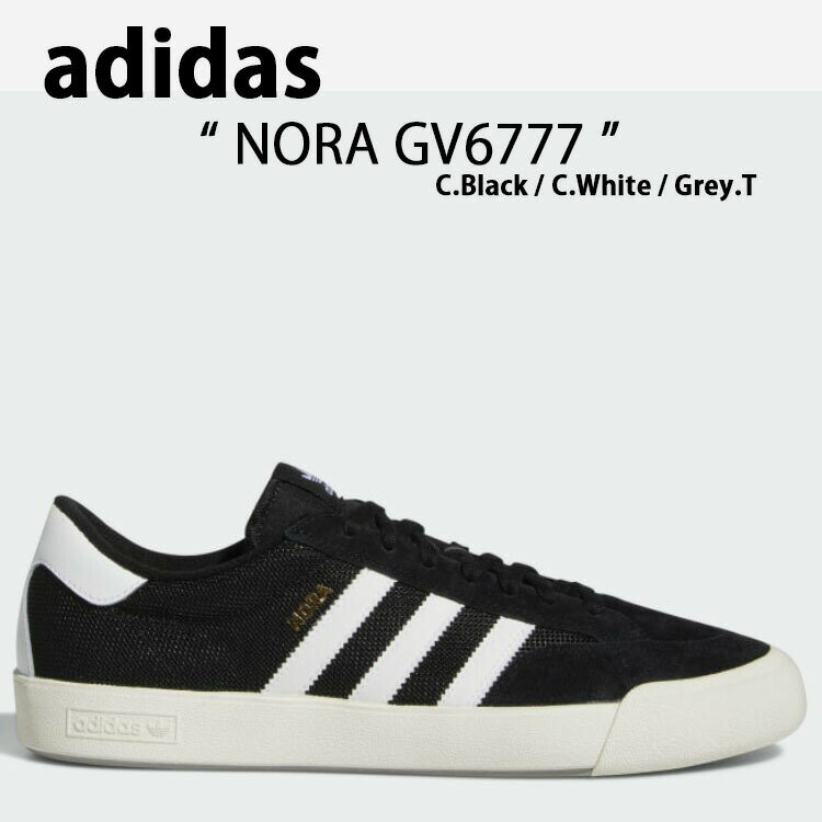 adidas Originals アディダス オリジナルス スニーカー NORA ノア GV6777 Black White Grey ブラック ホワイト グレー メンズ 男性用【中古】未使用品