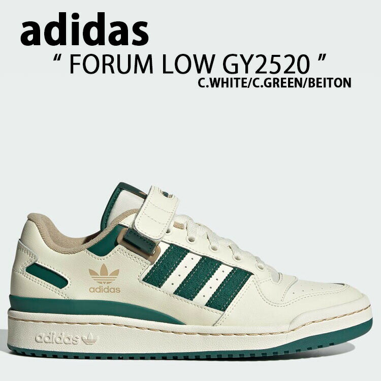 adidas Originals アディダス オリジナルス スニーカー FORUM LOW フォーラム ロー GY2520 White Green ホワイト グリーン メンズ レディース 男性用 女性用 男女兼用【中古】未使用品