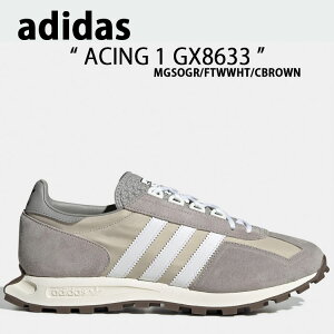 adidas Originals アディダス オリジナルス スニーカー RACING 1 レーシング1 GX8633 MGSOGR FTWWHT CBROWN メンズ レディース 男女共用 男性用 女性用【中古】未使用品