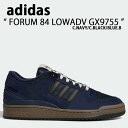 adidas Originals アディダス オリジナルス スニーカー FORUM 84 LOW ADV GX9755 フォーラム 84 ロー ADV Navy Black Blue ネイビー ブラック ブルー メンズ レディース 男性用 女性用 男女兼用【中古】未使用品