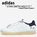 adidas Originals アディダス オリジナルス スニーカーSTAN SMITH Disney スタンスミス ディズニー HQ2172 White Navy ホワイト ネイビー メンズ レディース 男女共用 男性用 女性用【中古】未使用品