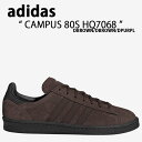 adidas Originals アディダス オリジナルス スニーカー CAMPUS 80s HQ7068 キャンパス 80S Brown Purple ブラウン パープル メンズ レディース 男性用 女性用 男女共用 ユニセックス【中古】未使用品