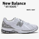 New Balance ニューバランス スニーカー M1906RE NEWBALANCE M1906 WHITE GRAY シューズ レトロデザイン ダッドシュ...