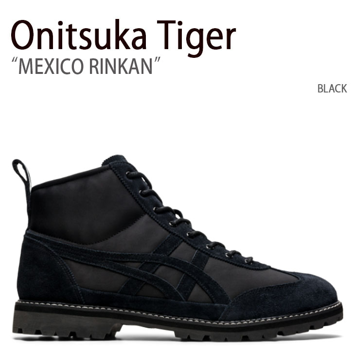 Onitsuka Tiger オニツカタイガー スニーカー MEXICO RINKAN BLACK メキシコ リンカン メンズ レディース 男性用 女性用 1183B514.001【中古】未使用品