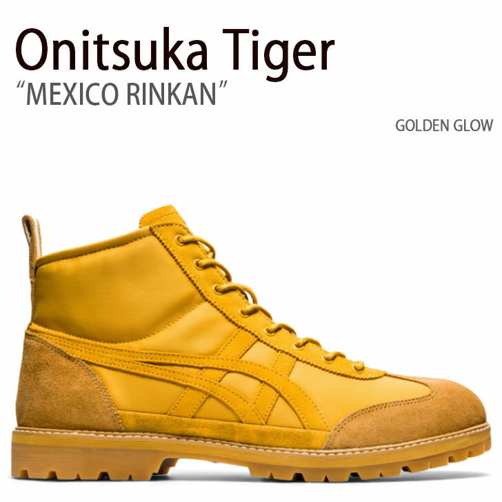 Onitsuka Tiger オニツカタイガー スニーカー MEXICO RINKAN YELLOW メキシコ リンカン メンズ レディース 男性用 女性用 1183B514.750【中古】未使用品