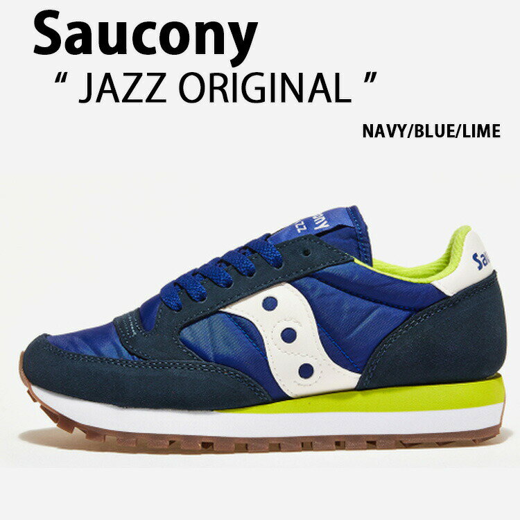 Saucony TbJj[ Xj[J[ JAZZ ORIGINAL S2044-648 NAVY BLUE LIME V[Y WYIWi {v U[ Y fB[X jp pyÁzgpi