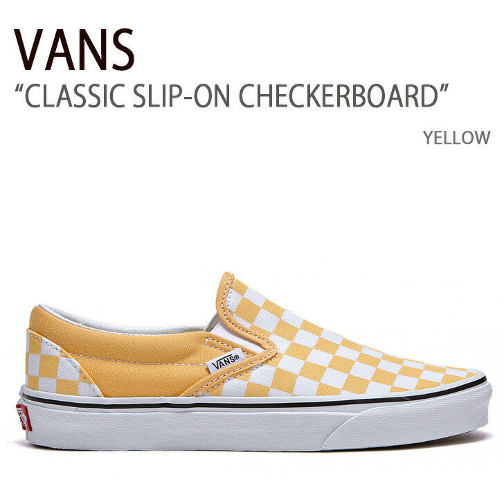 VANS Х ˡ CLASSIC SLIP-ON CHECKERBOARD YELLOW VN000XG8AZV 饷ååݥåܡɥǥ ѡš̤