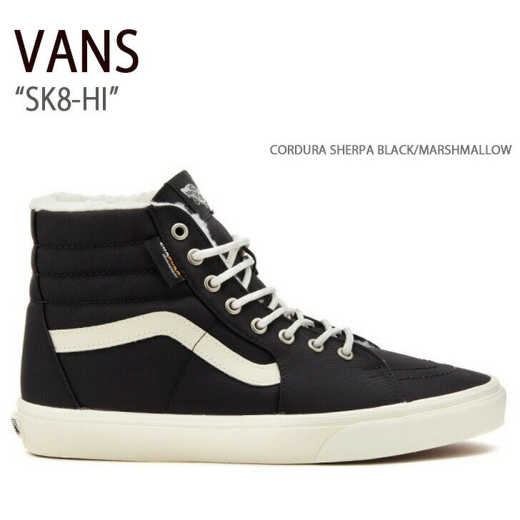 VANS Х ˡ SK8-HI CORDURA SHERPA BLACK MARSHMALLOW VN0A4BVT1KP ...