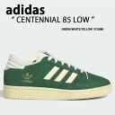 adidas Originals アディダス スニーカー CENTENNIAL 85 LOW FZ5880 センテニアル85 WHITE GREEN スエード ...