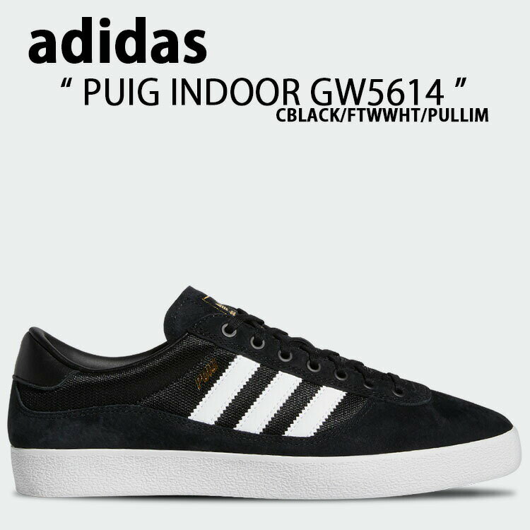 adidas originals AfB_X IWiX Xj[J[ PUIG INDOOR GW5614 vCO ChA V[Y BLACK WHITE LIME ubN zCg C Y jp yÁzgpi