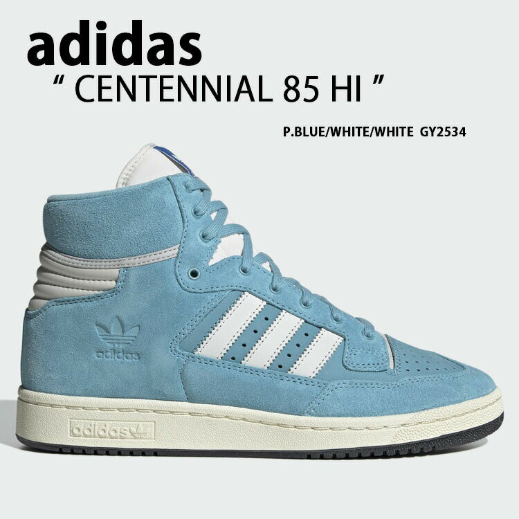 adidas Originals アディダス スニーカー CENTENNIAL 85 HI GY2534 センテニアル85 BLUE WHITE スエード ブルー ホワイト ハイカット メンズ レディース【中古】未使用品