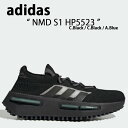 adidas originals アディダス オリジナルス スニーカー NMD S1 HP5523 Black Blue ブラック ブルー メンズ レディース 男女兼用 男性用 女性用 ユニセックス【中古】未使用品