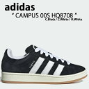 adidas Originals アディダス オリジナルス スニーカー CAMPUS 00S HQ8708 キャンパス00S Black White ブラック ホワイト メンズ レディース 男性用 女性用 男女兼用未使用品