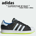 adidas Originals アディダス オリジナルス スニーカー SUPERSTAR IE1842 スーパースター Black Blue White ブラック ブルー ホワイト メンズ レディース 男性用 女性用 男女兼用【中古】未使用品(4)