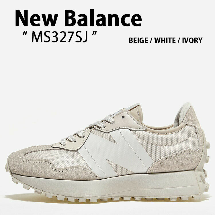 New Balance ˥塼Х ˡ MS327SJ NEWBALANCE 327 SJ BEIGE WHITE IVORY ...