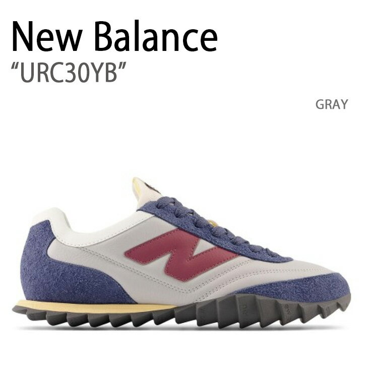 New Balance ニューバランス スニーカー URC30YB GRAY グレー シューズ レザー 本革 メンズ レディース【中古】未使用品