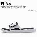 PUMA プーマ サンダル PUMA ROYALCAT COMFORT WHITE BLACK シューズ メンズ レディース 男性用 女性用 372280-02【中古】未使用品