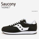 Saucony サッカニー スニーカー HORNET BLACK WHITE S70538-1 シューズ ホーネット メンズ レディース 男性用 女性用【中古】未使用品