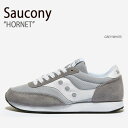 Saucony サッカニー スニーカー HORNET GREY WHITE S70538-2 シューズ ホーネット メンズ レディース 男性用 女性用【中古】未使用品