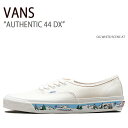 VANS バンズ スニーカー AUTHENTIC 44 DX OG WHITE SCENE AT VN0A54F241N オーセンティック44DX メンズ レディース 男性用 女性用【中古】未使用品