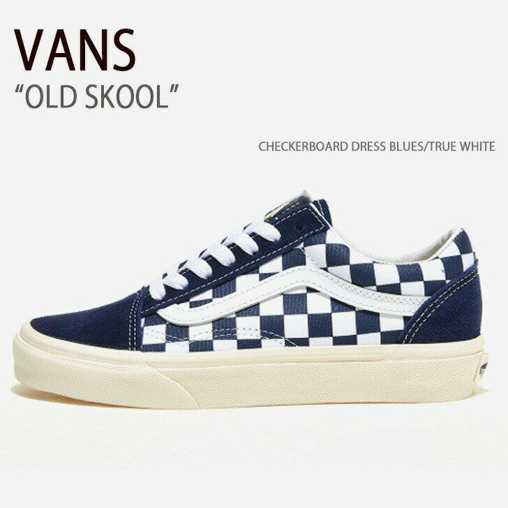 VANS oY Xj[J[ OLD SKOOL CHECKERBOARD DRESS BLUES TRUE WHITE VN0A5JMI4M0 I[hXN[ Y fB[X jp p jpyÁzgpi