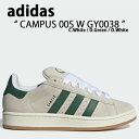 adidas Originals アディダス オリジナルス スニーカー CAMPUS 00S W GY0038 キャンパス00S W White Green Off White ホワイト グリーン オフホワイト レディース 女性用 【中古】未使用品