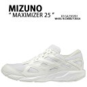 Mizuno ミズノ スニーカー MAXIMIZER 25 K1GA230201 マキシマイザー25 WHITE ホワイト Wind Chime Fallen Rock シューズ ランニングシューズ ジョギングスニーカー メンズ レディース 男性用 女性用 男女兼用【中古】未使用品