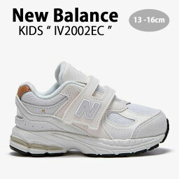 New Balance ニューバランス キッズ スニーカー NewBalance 2002 シューズ IV2002EC WHITE ベルクロ マジックテープ キッズシューズ ホワイト ジュニア用 キッズ用 子供用 ベビー用【中古】未使用品