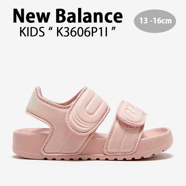 New Balance ニューバランス キッズ サンダル NewBalance 3606 PINK キッズシューズ ピンク ベルクロ K3606P1I ベビー用 キッズ用 子供用【中古】未使用品