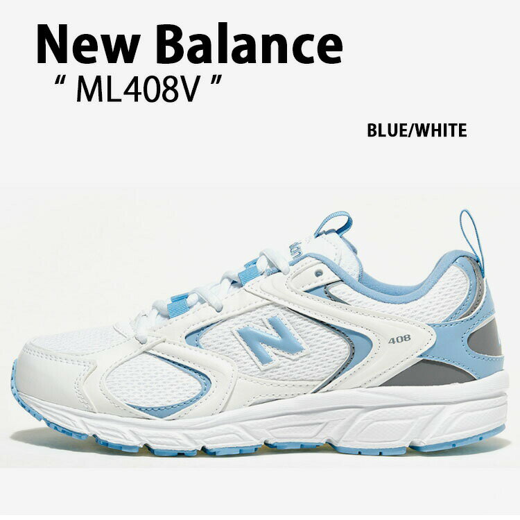 New Balance ˥塼Х ˡ 408 ML408V BLUE WHITE 塼 ֥롼 ۥ磻 ȥǥ ˥󥰥塼  ǥš̤