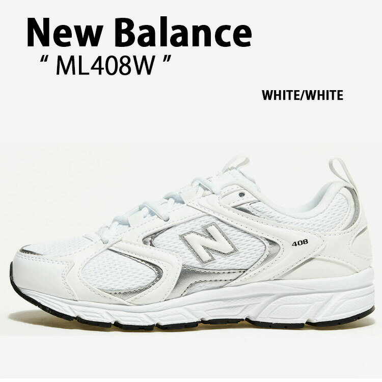 New Balance ˥塼Х ˡ 408 ML408W WHITE 塼 ۥ磻 ȥǥ ˥󥰥塼  ǥš̤