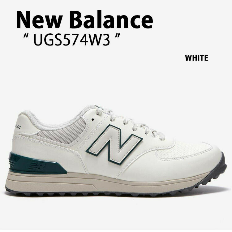New Balance ニューバランス スニーカー UGS574 UGS574W3 ゴルフシューズ WHITE シューズ ホワイト スパイクレス メンズ レディース【中古】未使用品