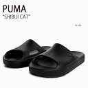 PUMA プーマ サンダル SHIBUI CAT BLACK シャワーサンダル シューズ メンズ レディース 男性用 女性用 385296-02【中古】未使用品