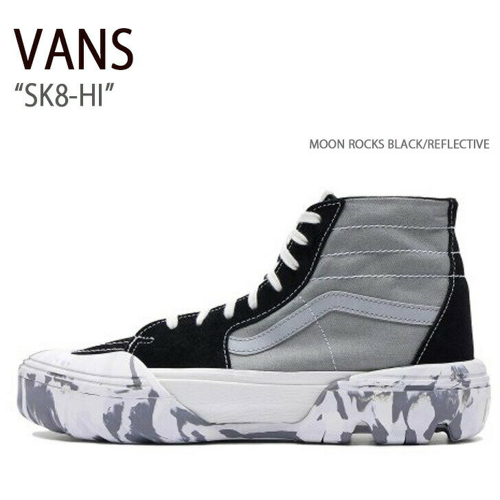 VANS oY Xj[J[ SK8-HI MOON ROCKS BLACK REFLECTIVE VN0A7Q5TBRF XP[gnC Y fB[X jp pyÁzgpi