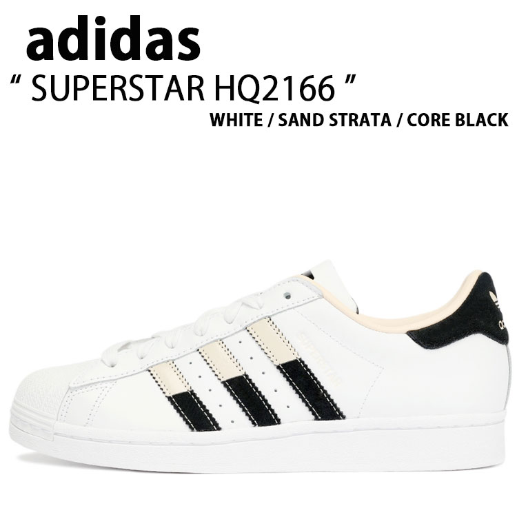 adidas originals アディダス スニーカー SUPERSTAR WHITE CORE BLACK HQ2166 スーパースター シューズ ホワイト ブラック メンズ 男性用 【中古】未使用品