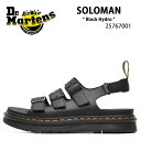 Dr.Martens hN^[}[` T_ xgT_ SOLOMAN Black Hydro 25767001 3Xgbv T_ \} nCh ubN TCY Y jp yÁzgpi