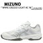 Mizuno ミズノ スニーカー WAVE EXCEED LIGHT AC(W) 61GA221903 ウエーブ エクシード ライト AC W WHITE SILVE ホワイト シルバー シューズ ランニングシューズ ジョギングスニーカー レディース 女性用【中古】未使用品