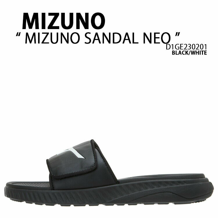 Mizuno ミズノ サンダル MIZUNO SANDAL NEO D1GE230201 サンダル ネオ BLACK WHITE ブラック ホワイト シャワーサンダル メンズ レディース 男性用 女性用 男女兼用未使用品