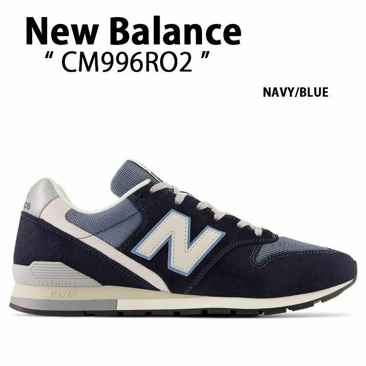 New Balance ニューバランス スニーカー CM996RO2 NAVY BLUE シューズ NewBalanceCM996 ニューバランスCM996 ネイビー ブルー スウェード メンズ レディース【中古】未使用品