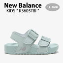 New Balance ニューバランス キッズ サンダル NewBalance 3605 MINT キッズシューズ ミント ベルクロ K3605T8I ベビー用 キッズ用 ジュニア用 子供用【中古】未使用品