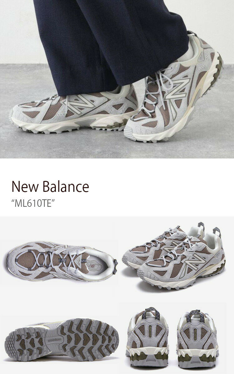 New Balance ニューバランス スニーカー ML610TE GRAY NBPDDS426G グレー シューズ レザー 本革 メンズ レディース【中古】未使用品