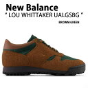 New Balance ニューバランス アウトドア ブーツ Lou Whittaker UALGSBG アウトドアブーツ BROWN DARK GREEN シュ...