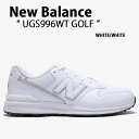 New Balance ニューバランス スニーカー UGS996WT WHITE GOLF ゴルフシューズ シューズ NEWBALANCE996 ニューバランス996 ホワイト スパイクレス メンズ レディース【中古】未使用品