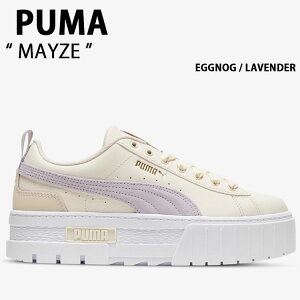 PUMA プーマ シューズ MAYZE EGGNOG LAVENDER メイズ エッグノッグ ラベンダー シューズ 厚底スニーカー レディース 女性用 39207102【中古】未使用品